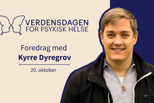 Plakat for verdensdagen for psykisk helse.