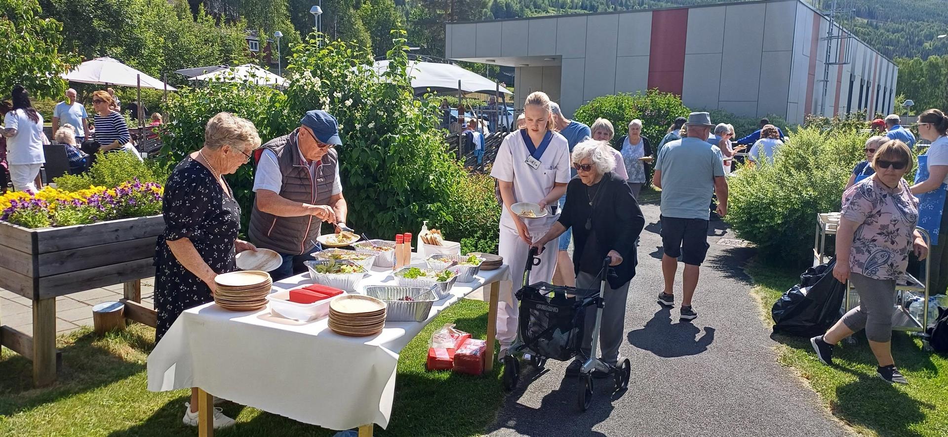 Fra Påpørendeforeningen sin sommerfest.